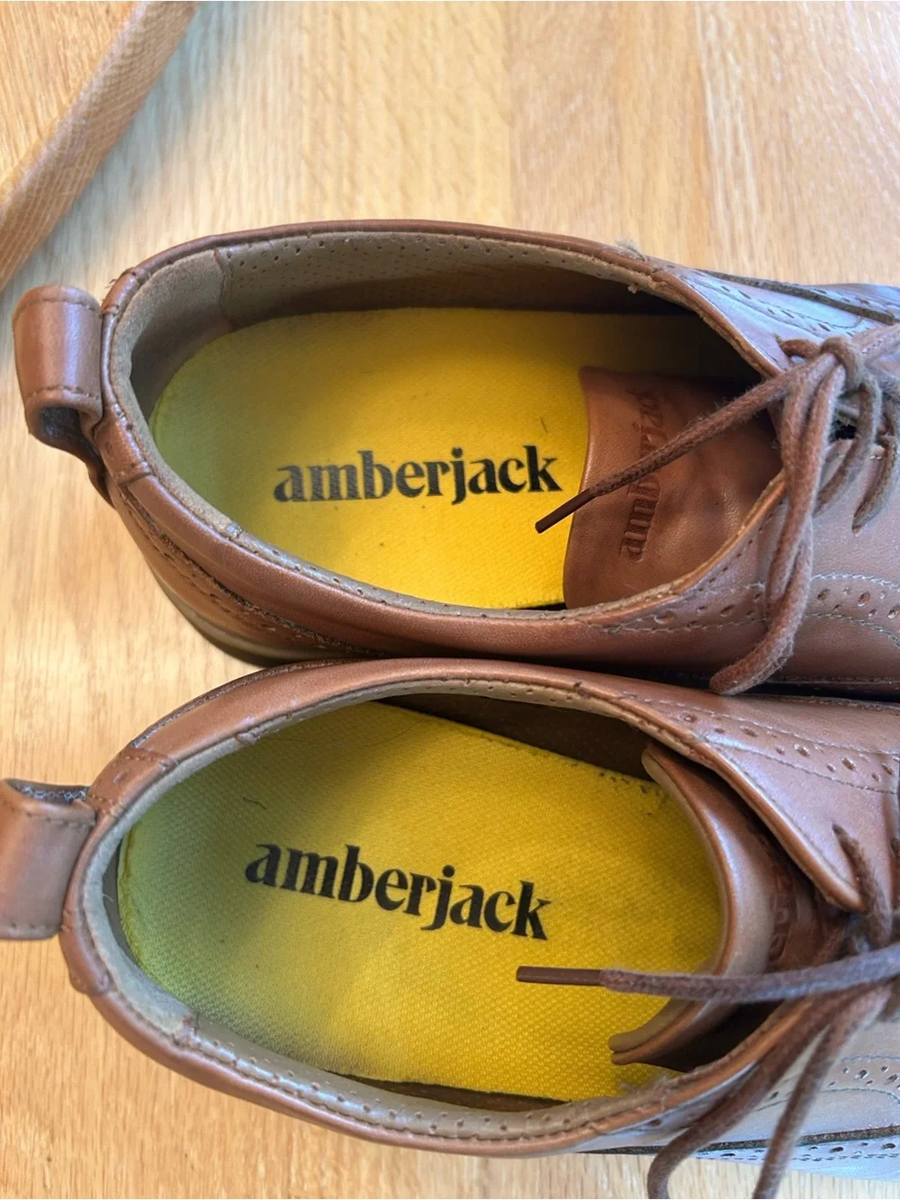 Amberjack Cap-Toe Brown Leather Oxford Shoes